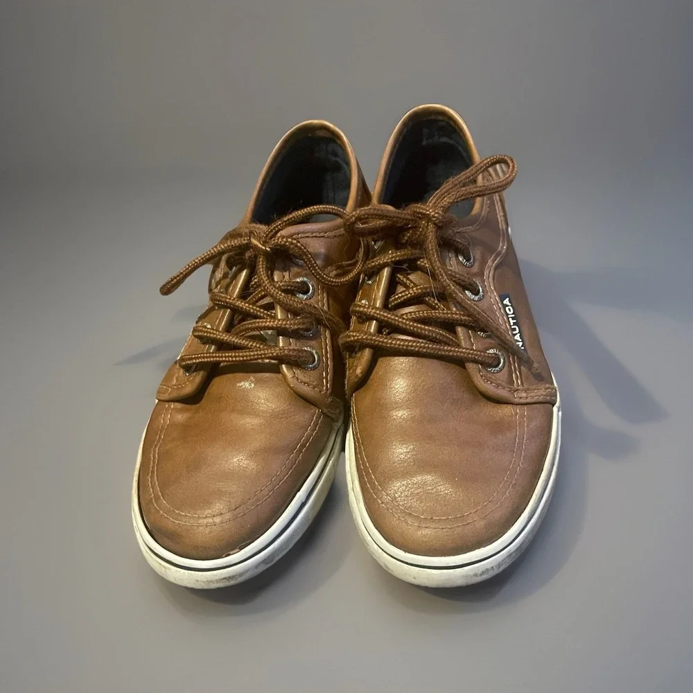 Nautica Boys Dress Beige Tan‎ Shoes Size 13